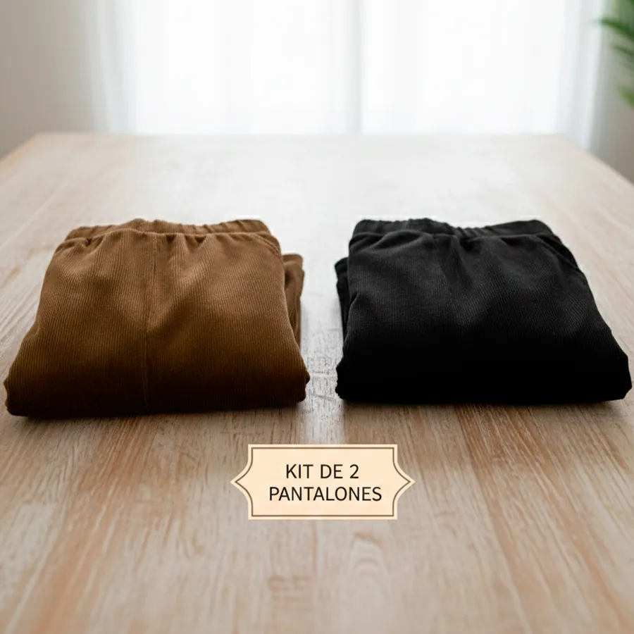 3308-2 KIT DE 2 PANTALONES 7671